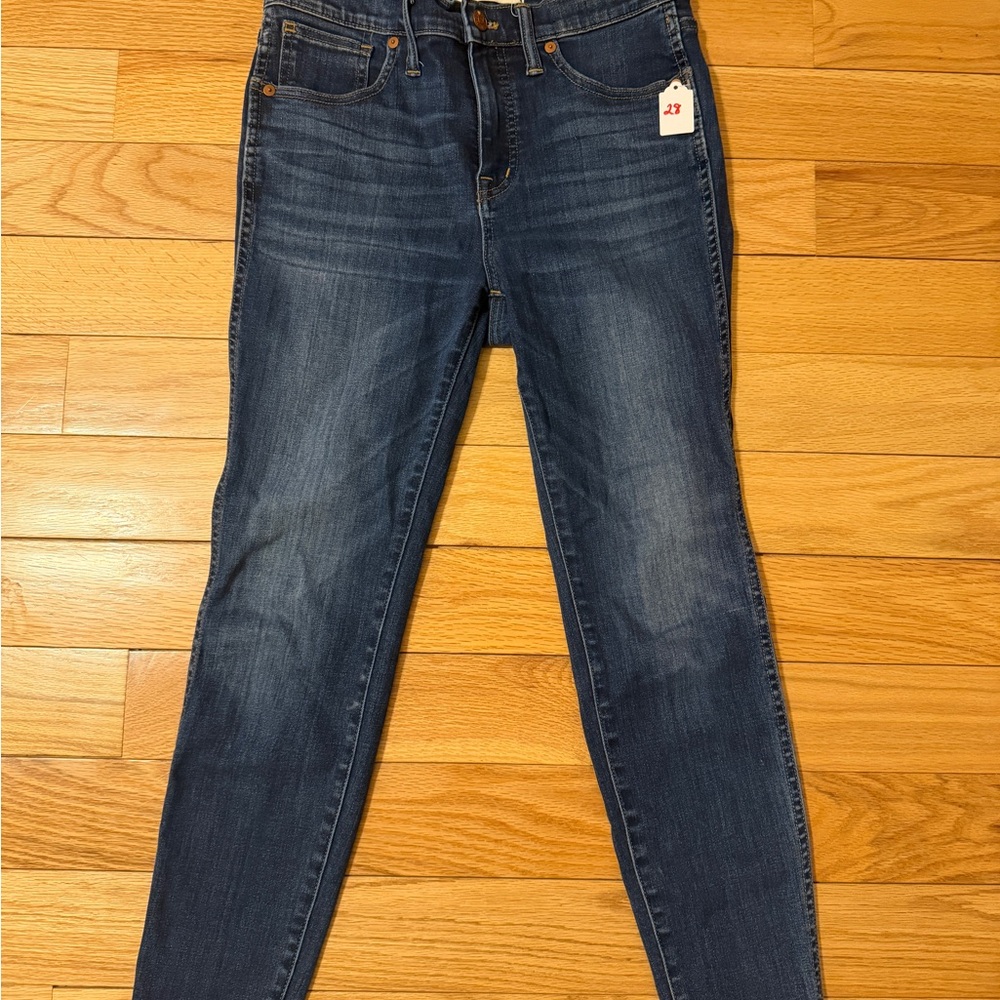Madewell Dark Blue Skinny Jeans